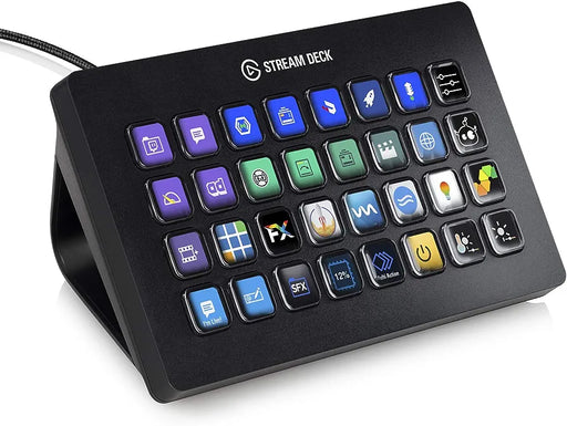 Elgato Stream Deck XL – Advanced Studio Controller, 32 macro keys, trigger actions in apps and software like OBS, Twitch, YouTube and more, works with Mac and PC - The Console Corner