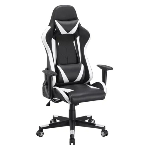 SmileMart Executive Adjustable High Back Faux Leather Swivel Gaming Chair - The Console Corner